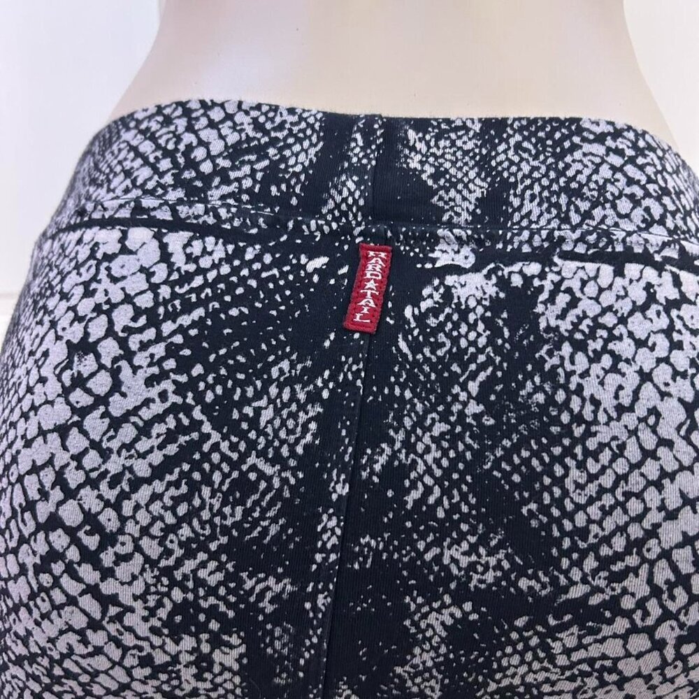 Y2K Hard Tail Snakeskin Pencil Skirt